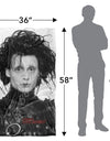 Edward Scissorhands/heads Up-cotton Front / Poly Back Beach Towel-white