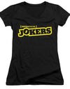Impractical Jokers/impractical Jokers Logo-junior V-neck-black