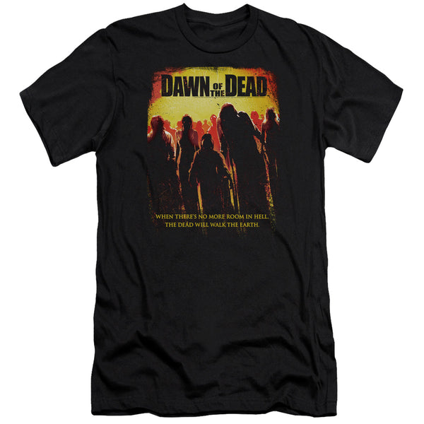 Dawn Of The Dead/title - S/s Adult 30/1 - Black - Md - Black