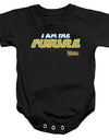 Back To The Future/i Am The Future-infant Snapsuit-black