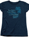 Fast Times Ridgemont High/all I Need - S/s Womens Tee - Navy - Sm - Navy