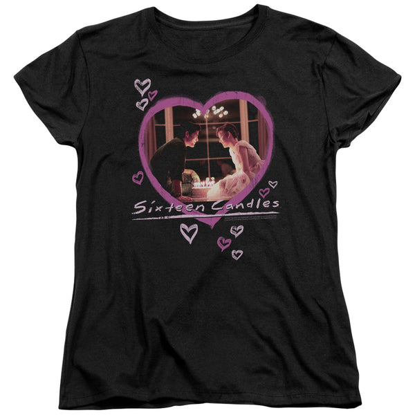 Sixteen Candles/candles - S/s Womens Tee - Black