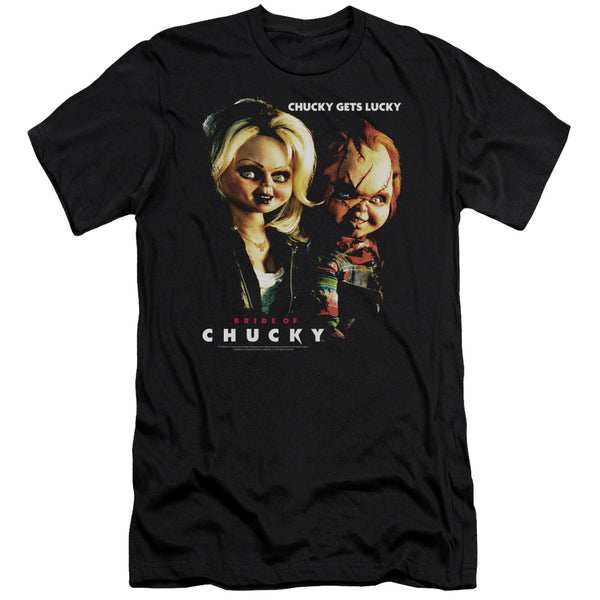 Bride Of Chucky/chucky Gets Lucky - S/s Adult 30/1 - Black - Md - Black