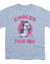 Chilly Willy/cooler Than You - S/s Youth 18/1 - Light Blue - Lg - Light Blue