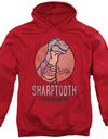 Land Before Time/sharptooth-adult Pull-over Hoodie-red