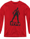 Rai/silhouette-youth Long Sleeve Tee-red