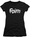 Valiant/faith Logo-s/s Junior Sheer-black