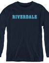Riverdale/riverdale Logo-youth Long Sleeve-navy